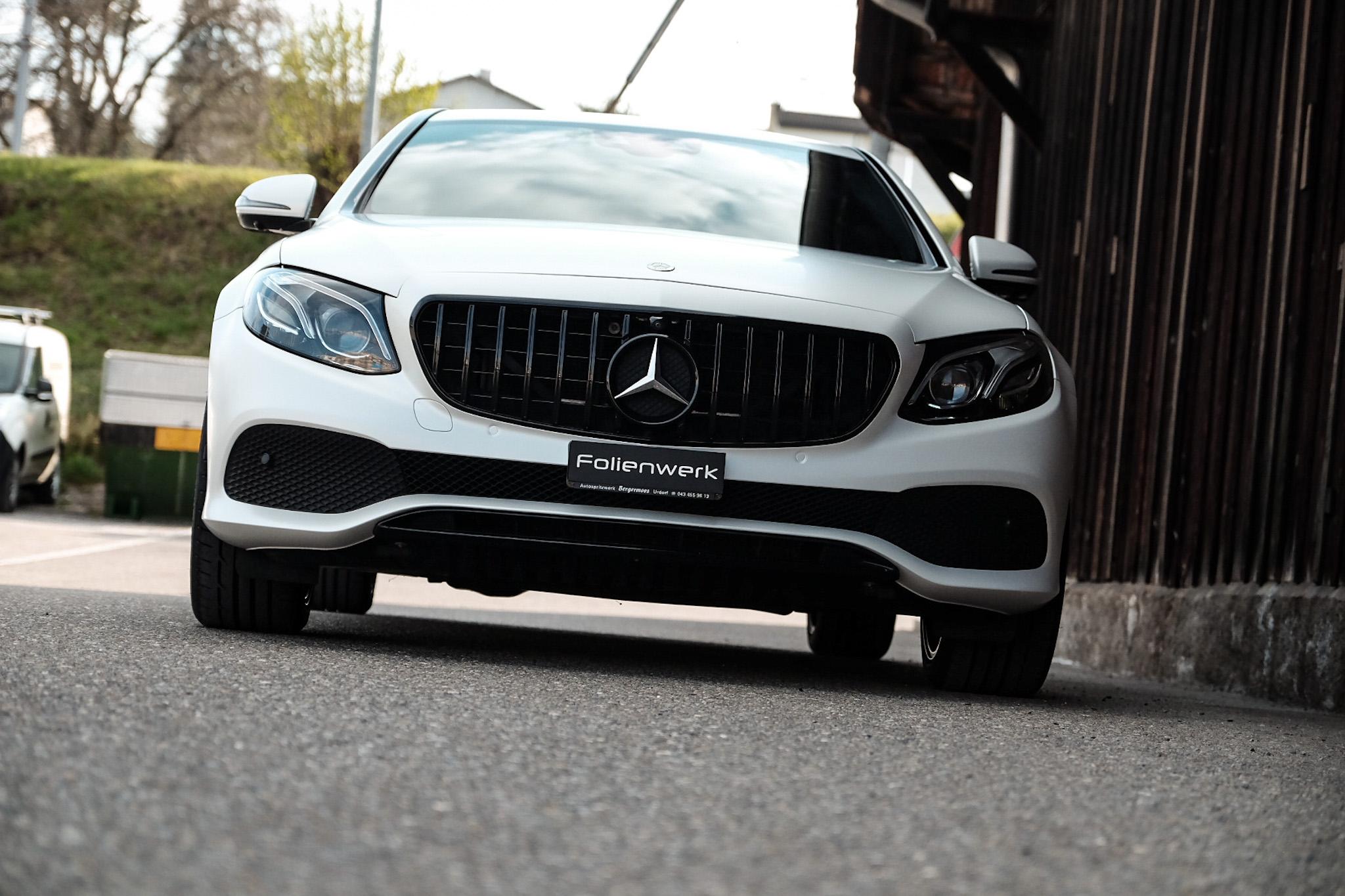 ➡️ Mercedes C Klasse  mit montiertem Kühlergrill – Kundenfahrzeug von Carteile Tuning